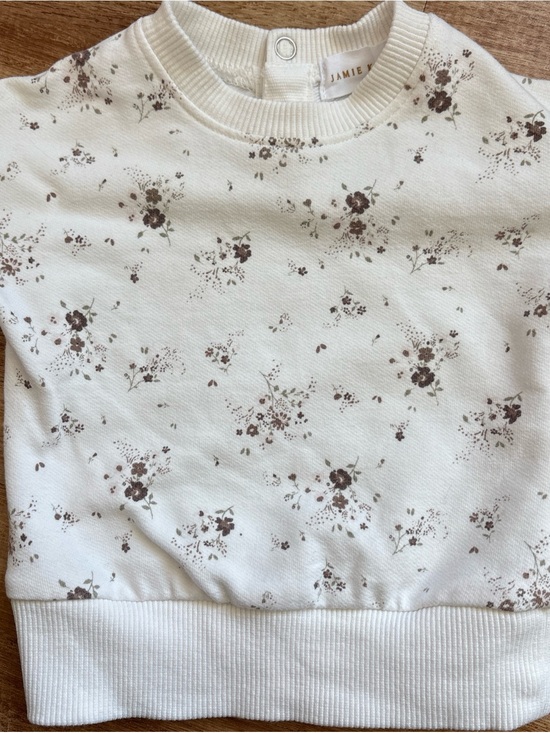 Jamie Kay Other - Jamie Kay 0-3m Infant Floral Sweatshirt Organic Cotton